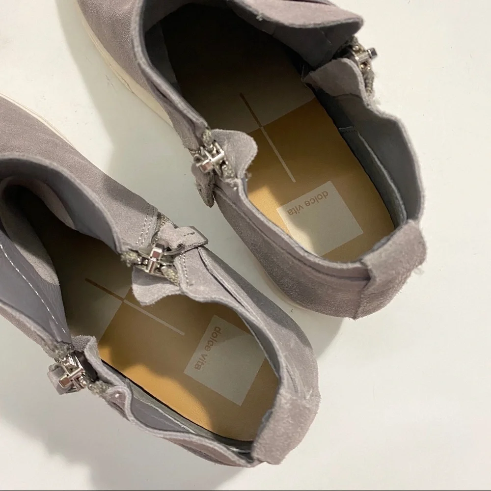 Dolce Vita Winy Suede Wedge Sneaker Sz 9.5 NWOB